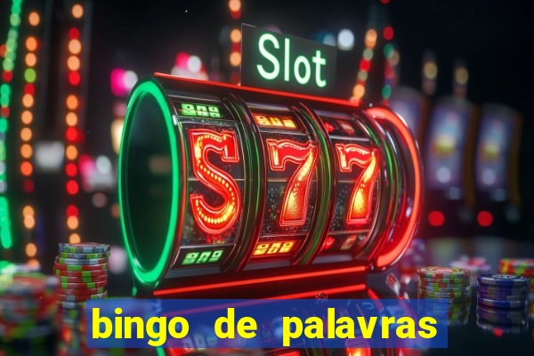 bingo de palavras cha de bebe